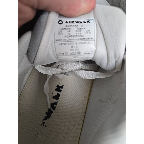 Airwalk Men\'s Composite Toe Wedge Sole Metal Free Work Shoe AW6100 Gray 10.5D main image 5